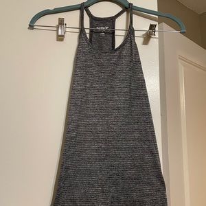 Grey and Black Stripe Old Navy Active Tank
